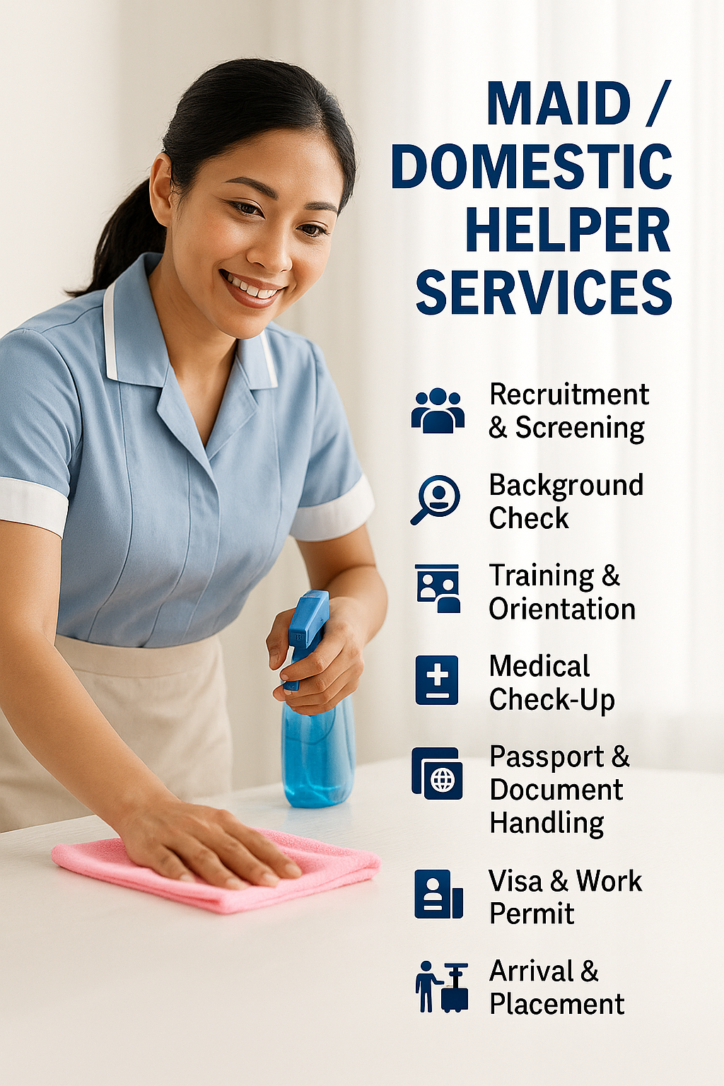 UNW maid and domestic helper services